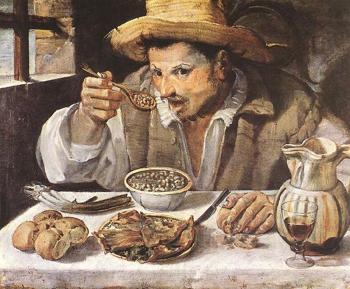 Annibale Carracci The Beaneater France oil painting art